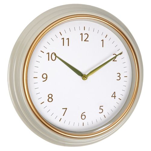 Zegar ścienny biały złoty 50 cm na Arena.pl