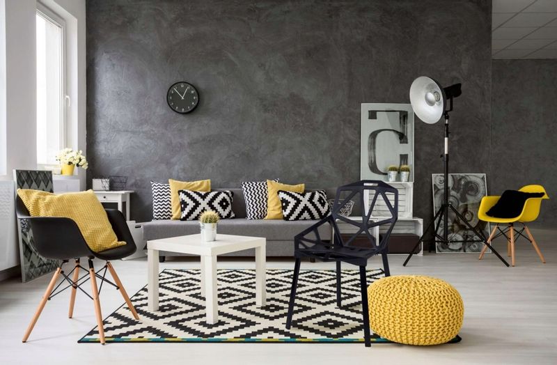 Krzesło ażurowe nowoczesne VECTOR czarne zdjęcie 4