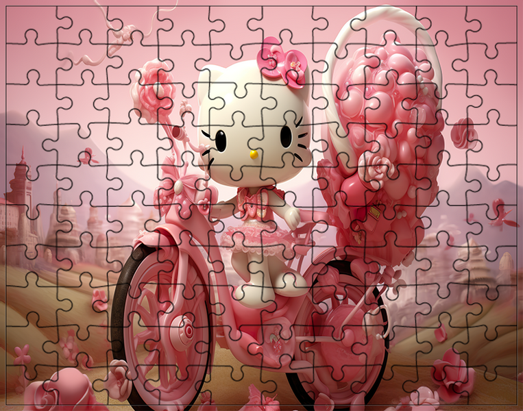 Puzzle Hello Kitty zdjęcie 1