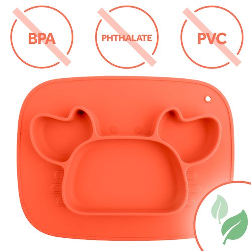 Talerzyk dla dzieci silikonowy do karmienia krab Ricokids na Arena.pl