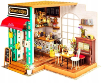 Puzzle Drewniane 3D Robotime Kawiarnia Rolife Simon's drewniana 203 el.