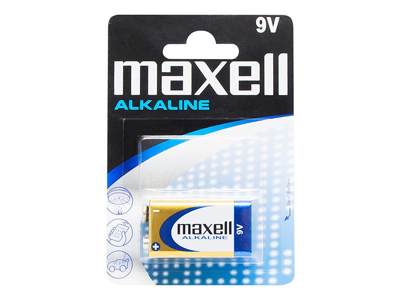 Bateria alkaliczna 9V 6LR61 Maxell zdjęcie 1