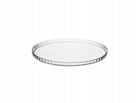 Patera SZKLANA niska na tort ciasto desery przekąski przystawki talerz 32cm