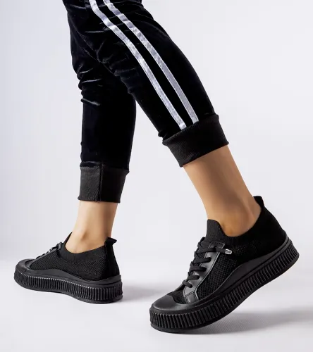 Czarne trampki slip on Callimaco 38 na Arena.pl