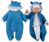 ZIMA KOMBINEZON CIEPŁY PAJACYK bawełna 74 L22L