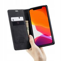 ETUI Z KLAPKĄ DO IPHONE 12/12 PRO SKÓRZANE PORTFEL CASE POKROWIEC ZAMYKANE