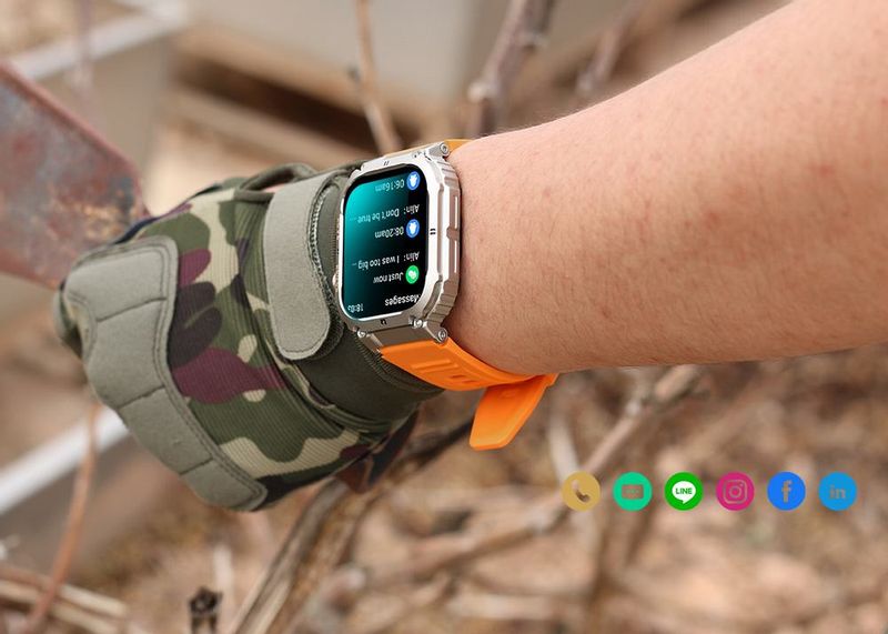 SMARTWATCH MĘSKI Gravity GT6-2 - WYKONYWANIE POŁĄCZEŃ, MONITOR SNU (sg020b) zdjęcie 8