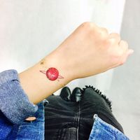 Paperself tatuaż z motywem planet Paperself