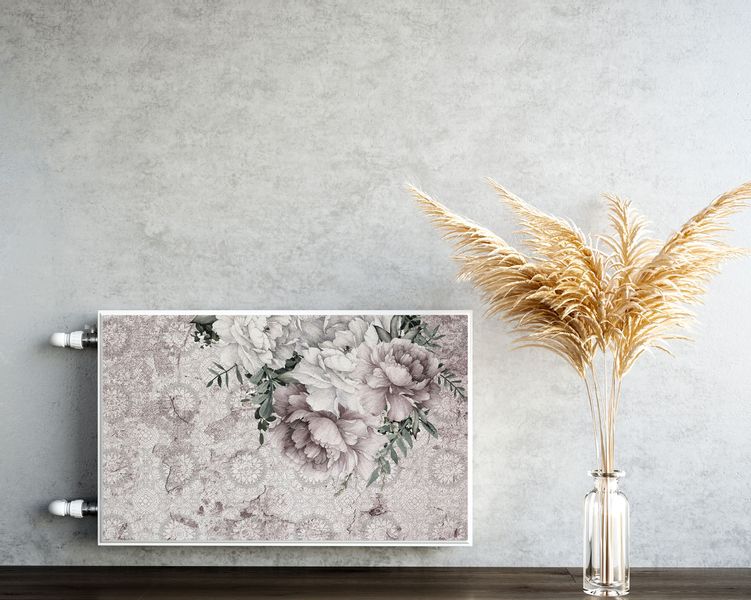 Mata MAGNETYCZNA Na Grzejnik Peonie Styl Retro Ornamenty 110cm x 60cm zdjęcie 5