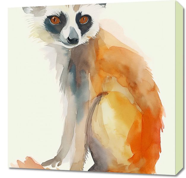 Obraz 60x60cm Lemurek zdjęcie 1