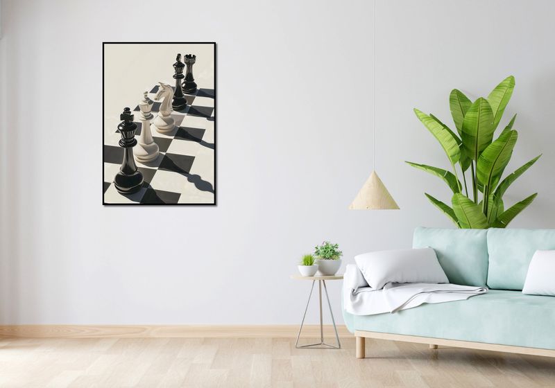Plakat 68x98cm Szach i Mat zdjęcie 4