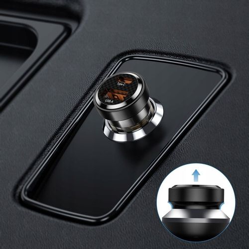 MAŁA ŁADOWARKA SAMOCHODOWA USB TYPE-C DO IPHONE 11 12 13 14 15 - DUAL PORT na Arena.pl