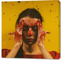 Obraz 100x100cm Dotyk Ekspresji Własnej