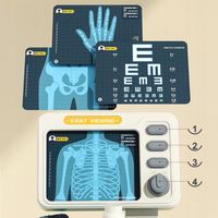 DUŻY ZESTAW LEKARSKI EKG AKCESORIA NA WÓZKU MAŁY DOKTOR LEKARZ DLA DZIECI