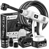 MYJKA CIŚNIENIOWA AKUMULATOROWA 60 BAR 2X AKU 21V 4AH MULTIFUNKCYJNA