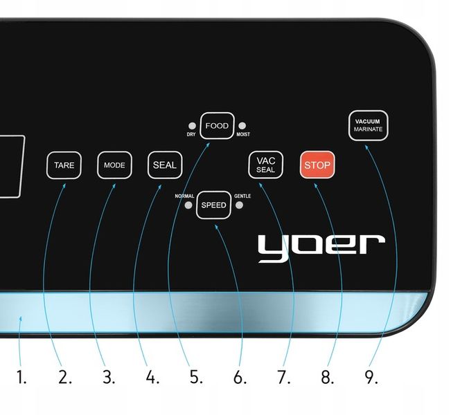 Zgrzewarka próżniowa Pakowarka żywności Yoer AUTOMATYCZNA +Pojemniki +WAGA zdjęcie 12