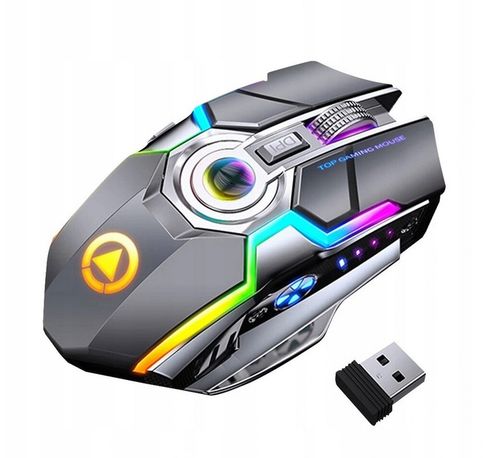 PROFESJONALNA CICHA MYSZ GAMINGOWA PODŚWIETLANA na Arena.pl