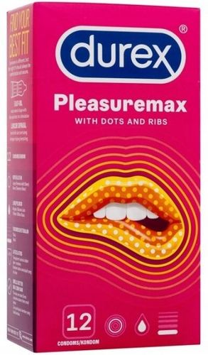 DUREX PLEASUREMAX Prezerwatywy Stymulujące 12 sztuk Prążkowane z na Arena.pl
