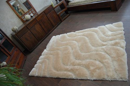 Dywan SHAGGY SOFT - 3D 2244 beż na Arena.pl