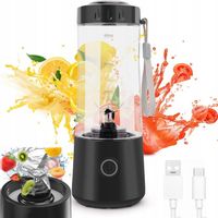 MINI BEZPRZEWODOWY PRZENOŚNY ELEKTRYCZNY MIESZARK DO OWOCÓW ŁADOWANIE USB
