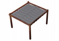 ŻAGIEL WODOSZCZELNY ROZSUWANY ZWIJANY NA KONSTRUKCJĘ DO OGRODU SZARY 2,5X4