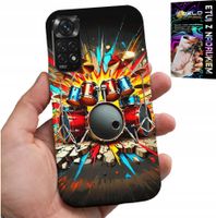 ETUI DO XIAOMI NOTE 11 / 11S - ROCK PERKUSJA BĘBNY ROCK & ROLL + FOLIA