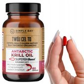 OLEJ Z KRYLA ANTARKTYCZNEGO KRILL DHAEPA SuperbaBoost CHOLINA ASTAKASANTYNA