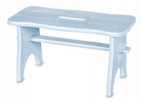 TABORET DREWNIANY KUCHENNY STOŁEK KRZESŁO 21cm SOLIDNY PODEST RYCZKA