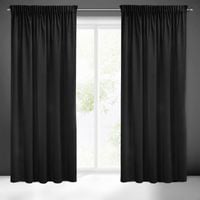 Zasłona na taśmie Pierre Cardin SIBEL 140X270 czarna
