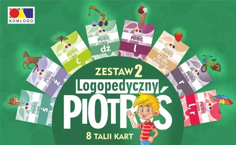 Logopedyczny Piotruś. Zestaw 2 zdjęcie 1