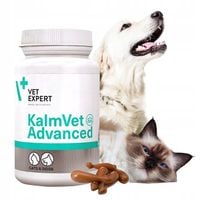 VET EXPERT Preparat dla Psów Kotów na Stress Uspokojenie KALMVET ADVANCED