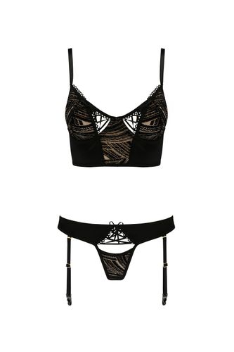 bielizna lara set black l/xl   casmir na Arena.pl