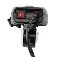 Ładowarka motocyklowa USB 2x z woltomierzem - podwójne porty