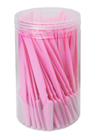 Trymer nożyk brzytwa do brwi twarzy 50 sztuk Różowy