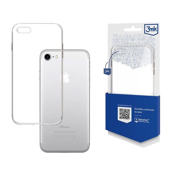 apple iphone 7/8/se 2020/2022 - 3mk clear case zdjęcie 2