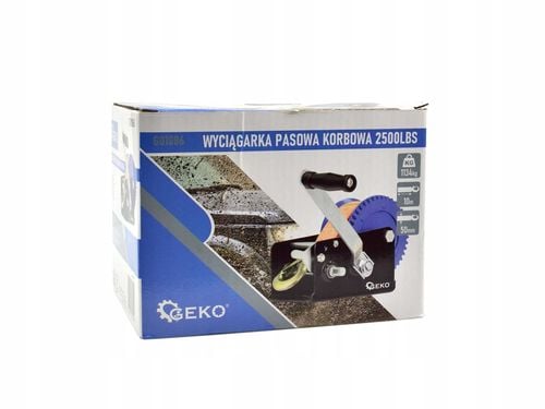 wyciągarka pasowa korbowa 2500lbs na Arena.pl