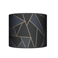 Abażur Walec - Mozaika black