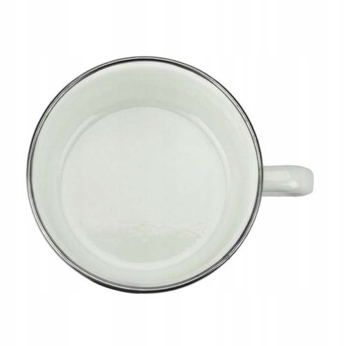 KUBEK DO MLEKA 14 CM EMALIOWANY Z POKRYWKĄ MŁYN na Arena.pl