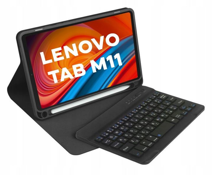 ETUI I KLAWIATURA BLUETOOTH DO LENOVO TAB M11 11" TB330FU TB330XU CZARNY zdjęcie 5