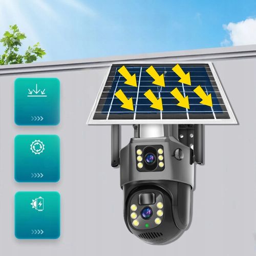 Kamera IP wewnętrzna, zewnętrzna Feniksen Kamera Solarna LS-CS3 PRO na Arena.pl