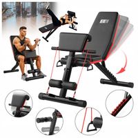 ŁAWKA TRENINGOWA DO ĆWICZEŃ SKOŚNA REGULOWANA SKŁADANA MODLITEWNIK