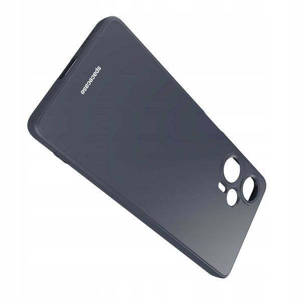 Spacecase Silicone Case Poco F5 Black zdjęcie 8