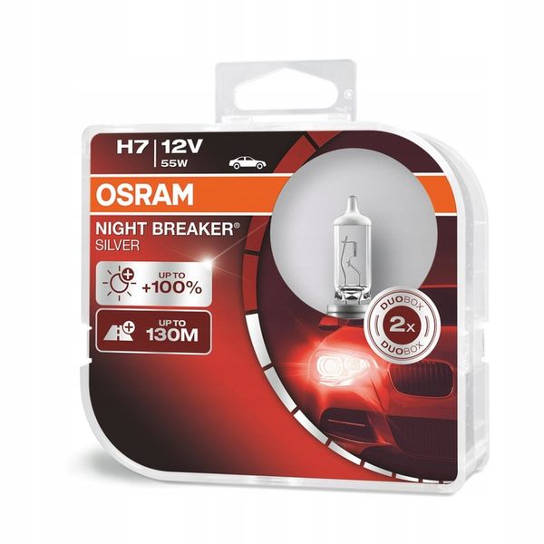 Osram Night Breaker Silver+100% H7 + Lampka USB zdjęcie 3