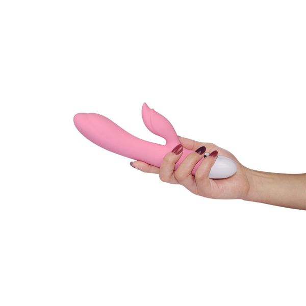 Jasnoróżowy Wibrator Stymulator Łechtaczki 20,5 Cm zdjęcie 7