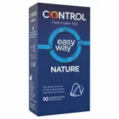 control natura easy way 10 szt. prezerwatywy z aplikatorem, lateks