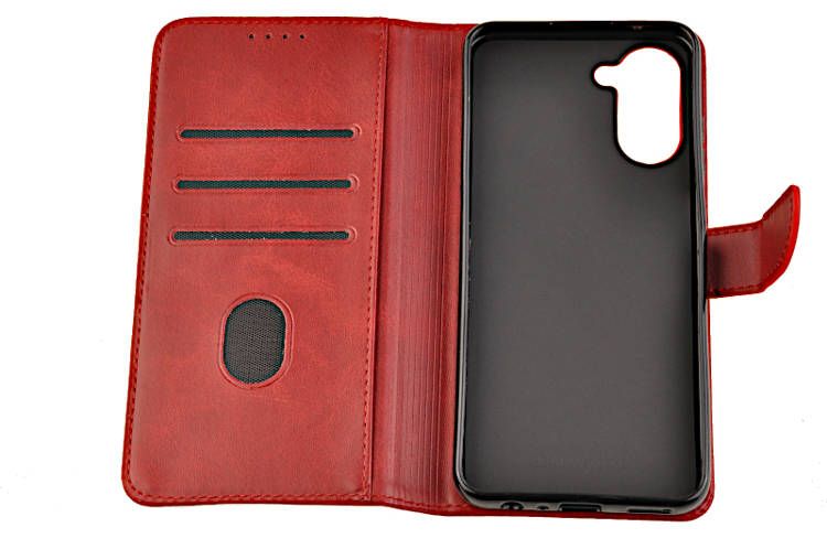 Etui portfel Wallet do Realme 10 4G czerwony zdjęcie 4