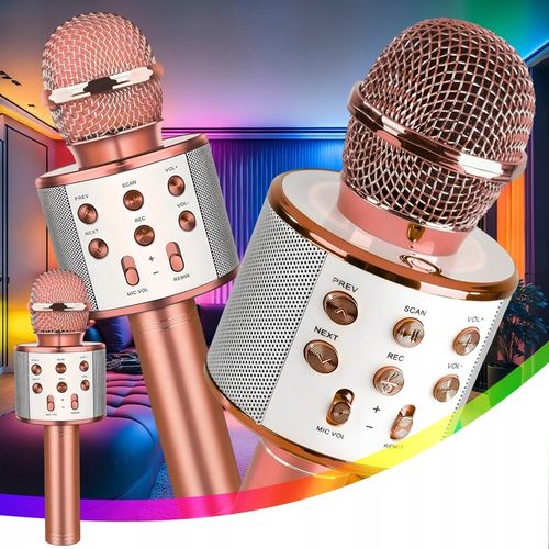MIKROFON BEZPRZEWODOWY KARAOKE GŁOŚNIK BLUETOOTH PREZENT DLA DZIECI na Arena.pl