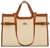 torba damska ptn lilia-1276 ecru-brown
