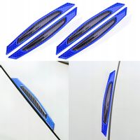 4 NAKLEJKI NALEPKI FOLIA OCHRONNA 3D ODBLASKOWA DO SAMOCHODU NA DRZWI