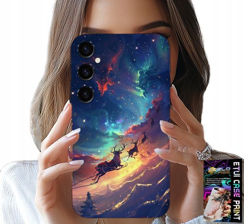 ETUI DO SAMSUNG GALAXY S25 - RENIFEREK SŁODKI RENIFER ŚWIĄTECZNY WZÓR na Arena.pl